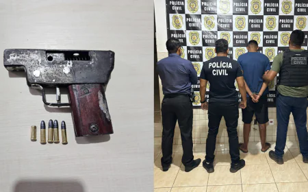 CAIU EM OURILÂNDIA DO NORTE COM ARMA, MUNIÇÃO E TENTATIVA DE HOMICÍDIO
