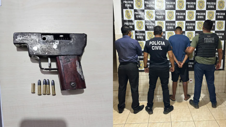 CAIU EM OURILÂNDIA DO NORTE COM ARMA, MUNIÇÃO E TENTATIVA DE HOMICÍDIO