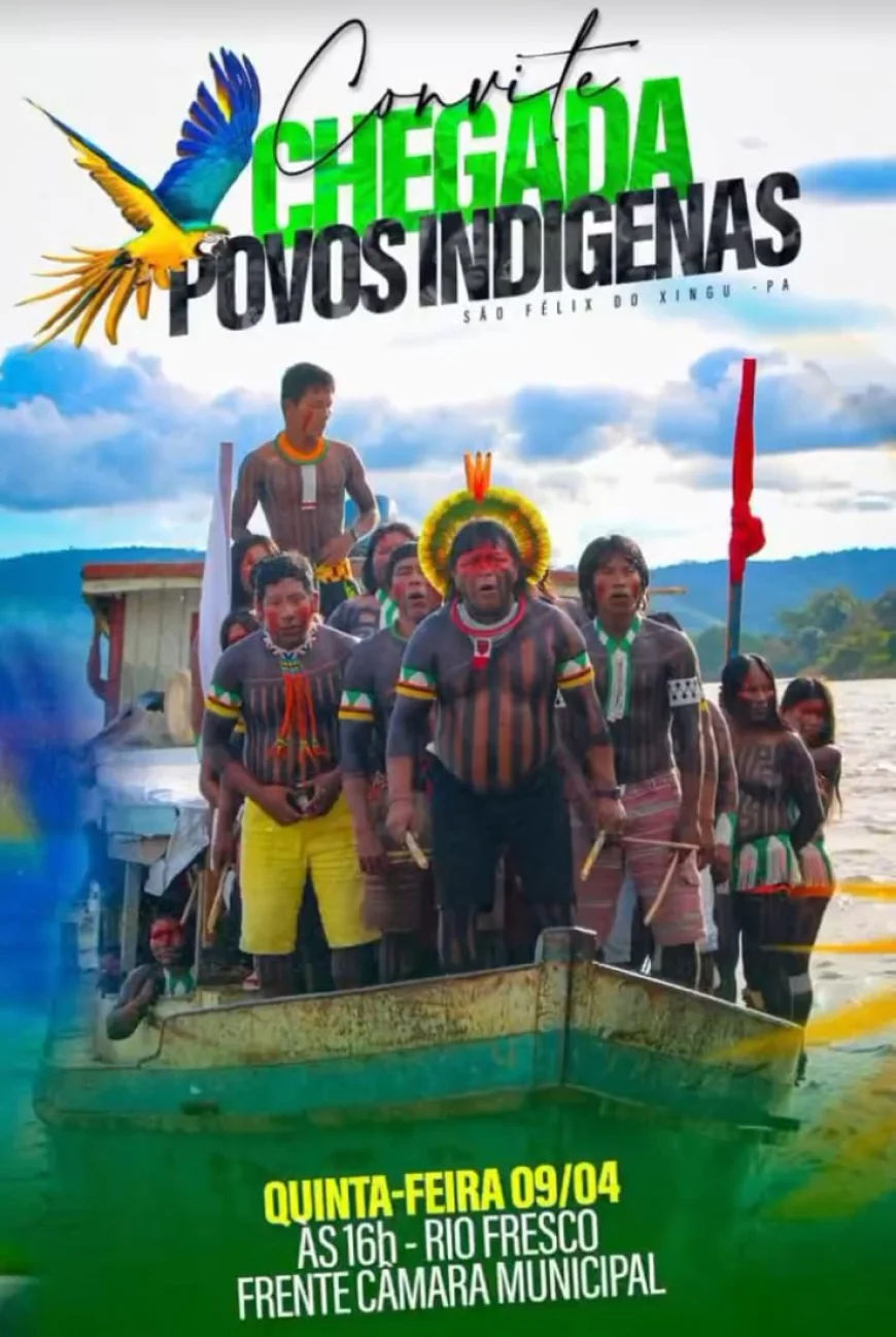 São Félix Do Xingu: Hoje os índios chegam na cidade